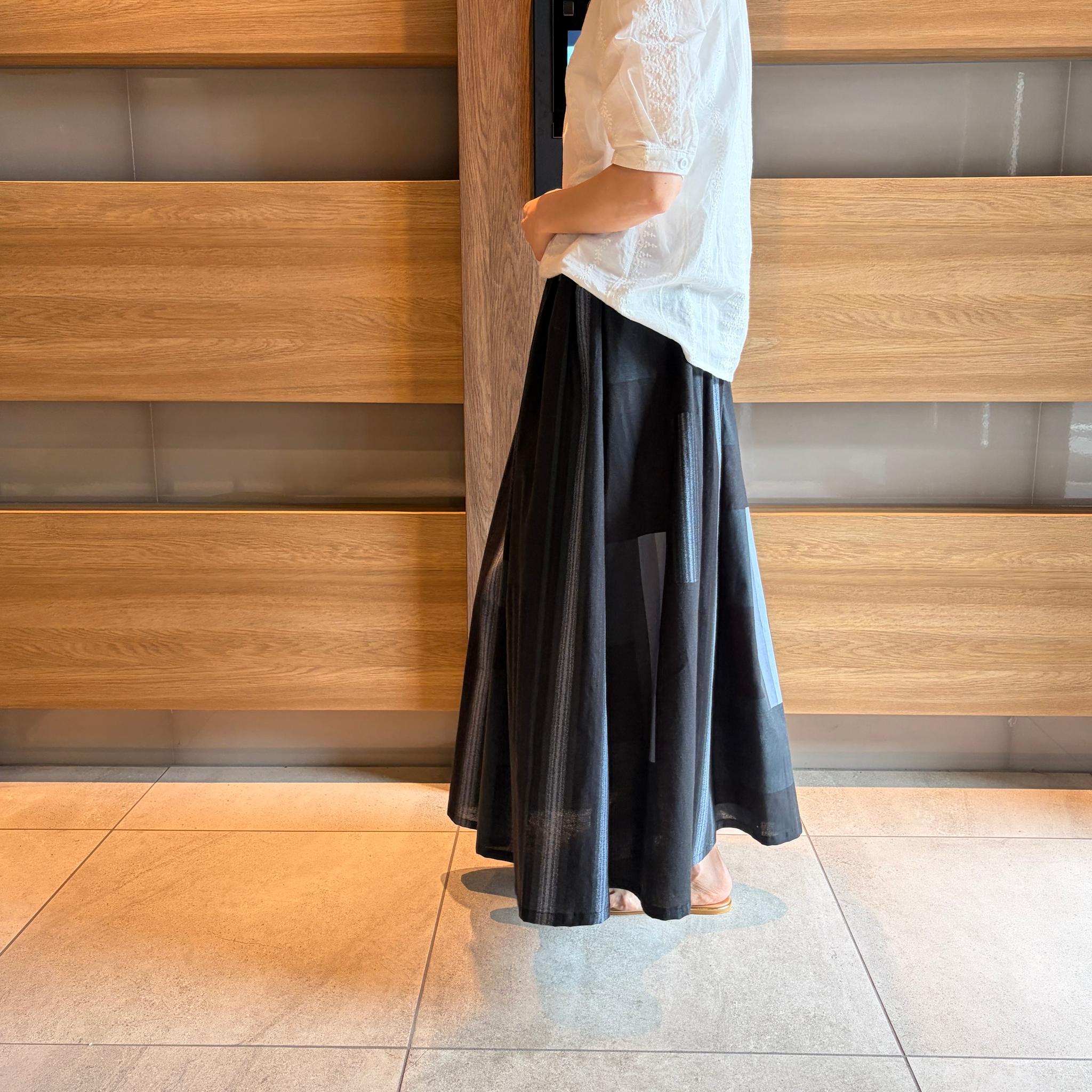 【2026新作】《ウエストすっきりスカート》S〜4Lウエスト無料変更可♪ コットンリネン　空気をまとった肌触り | 11枚目