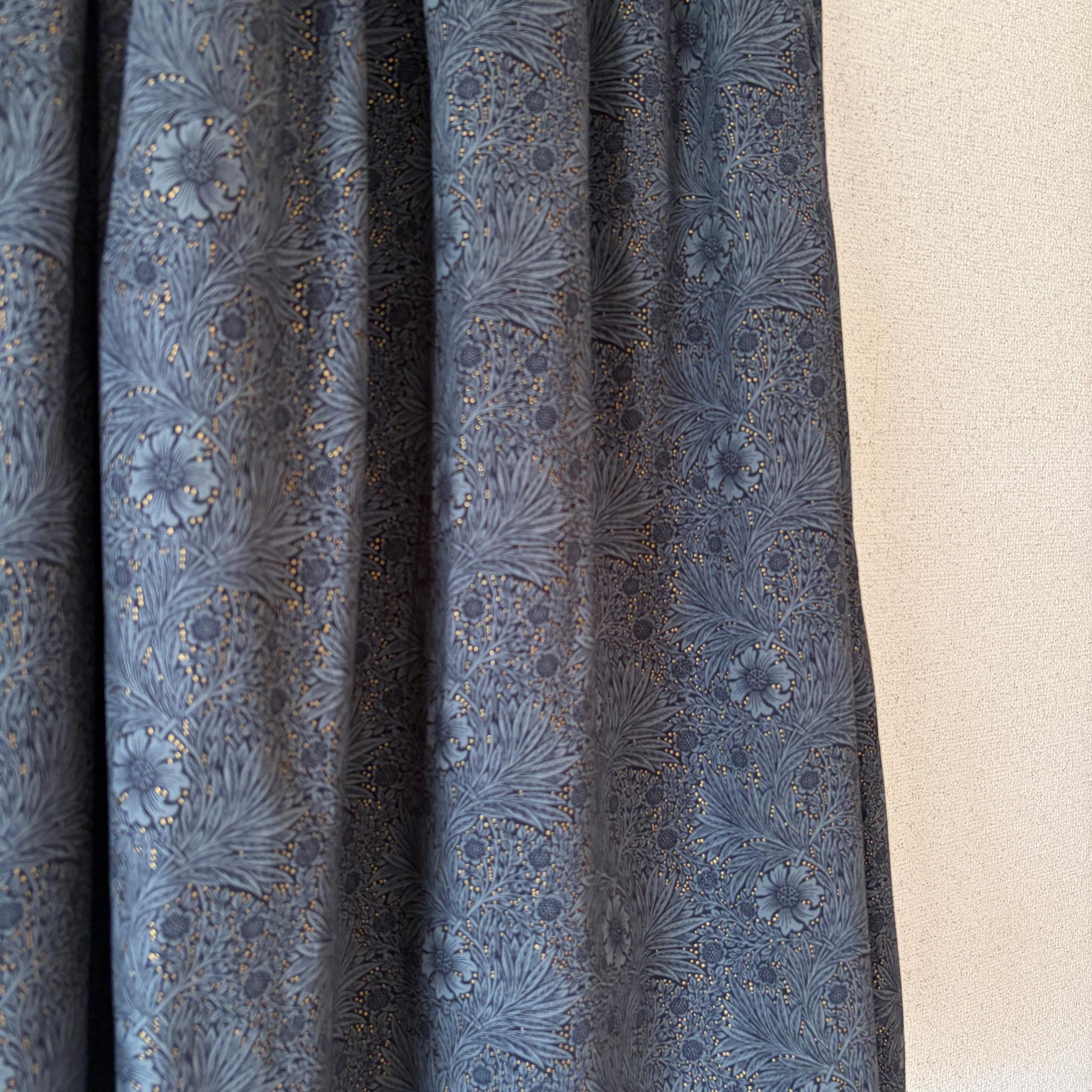 【2026新作】V&A ウィリアム・モリス ♪オケージョンにも使えるスカート♪ ネイビー×ブルー | 16枚目